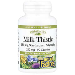 Natural Factors, Milk Thistle, 250 mg, 90 Capsules - Image 3