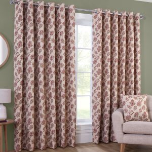 Regency Floral Jacquard Curtain